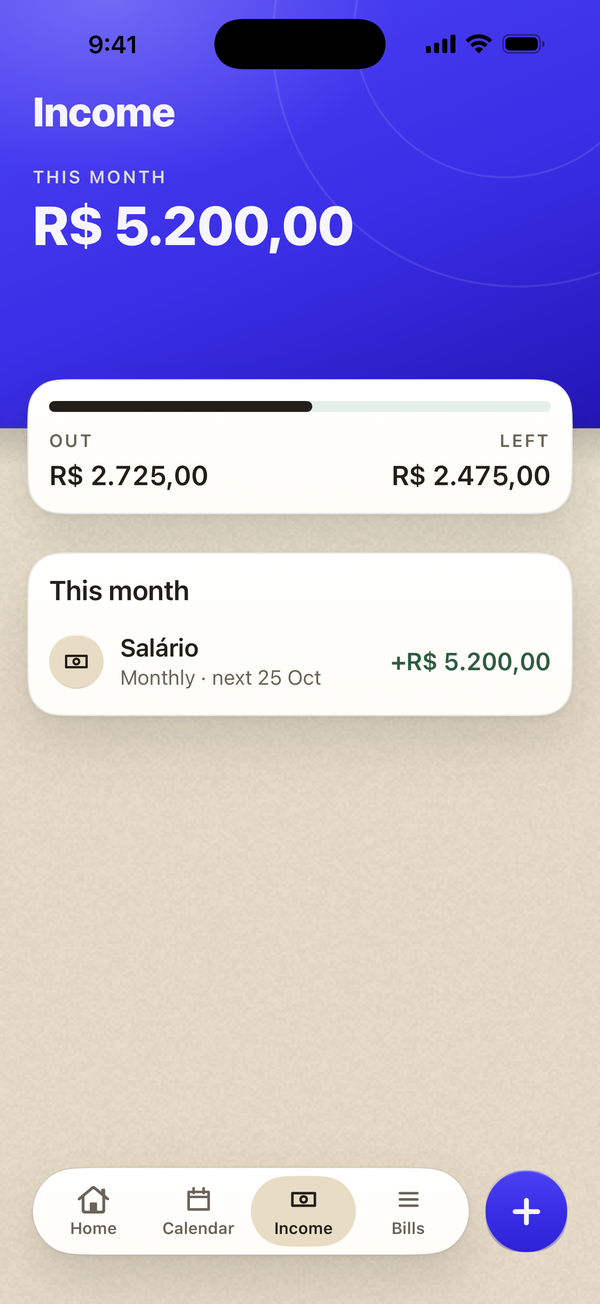 Billo: O que vence antes do salário